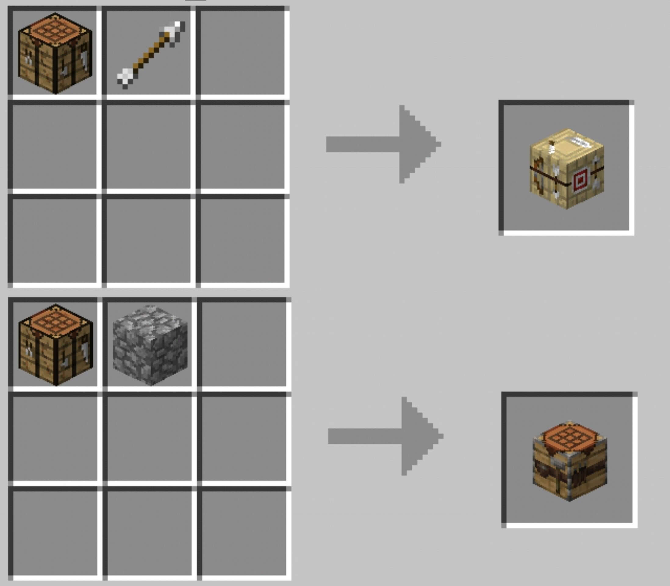 create Minecraft Fletching Table (1)